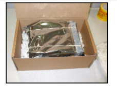Relay in box with packing